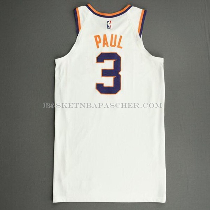 Maillot Phoenix Suns Chris Paul NO 3 Association Authentique 2021 Blanc